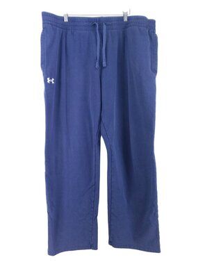 Under Armour Fleece Sweatpants Mens 3XLT Cotton Blend Blue